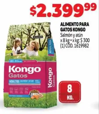 Makro Kongo Alimento Para Gatos Salmón y Atún x 8 kg oferta