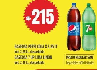 Supermercados Vea Gaseosa Pepsi Cola oferta