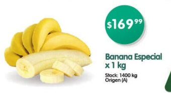 Supermercados Buenos Días Banana Especial x 1 kg oferta
