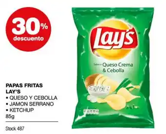 Atomo Conviene Lay's Papas Fritas Queso y Cebolla 85 g oferta