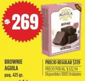 Supermercados Vea Aguila Brownie 425 gr. oferta