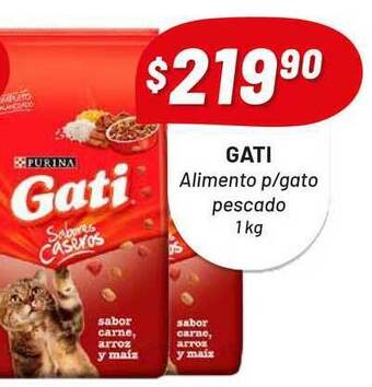 Almacor Gati Alimento P-Gato Pescado 1 kg oferta