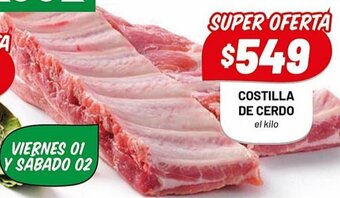 Almacor Costilla De Cerdo oferta