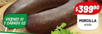 Almacor Morcilla el kilo oferta
