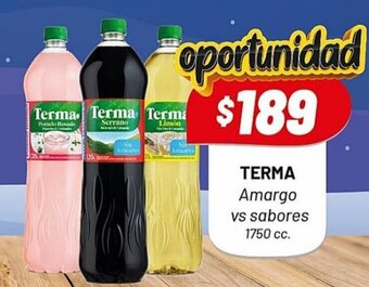 Almacor Terma Amargo vs sabores 1750 cc oferta