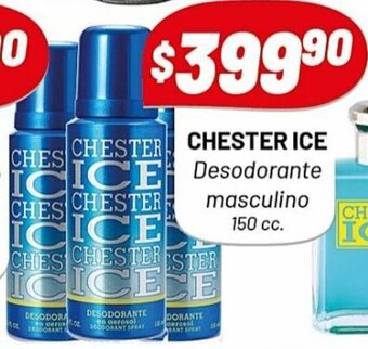 Almacor Chester Ice Desodorante masculino 150 cc oferta