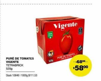 Atomo Conviene Puré De Tomates Vigente Tetrabrick oferta