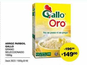 Atomo Conviene Arroz Parboil Gallo oferta