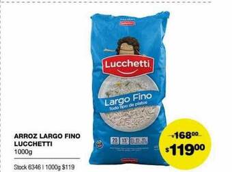 Atomo Conviene Arroz Largo Fino Lucchetti oferta