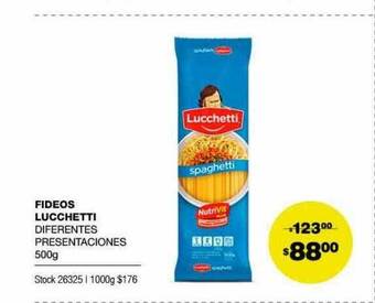 Atomo Conviene Fideos Lucchetti oferta