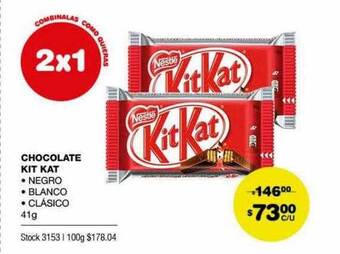 Atomo Conviene Chocolate Kit Kat oferta