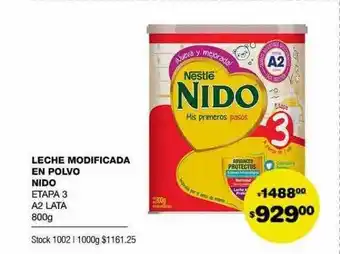 Atomo Conviene Leche Modificada En Polvo Nido Etapa 3 A2 Lata oferta