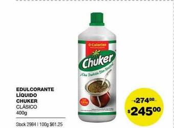Atomo Conviene Edulcorante Líquido Chuker Clásico oferta