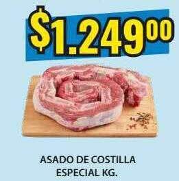 Supermercados Damesco Asado De Costilla Especial Kg oferta