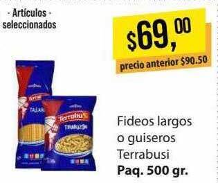 Supermercados Damesco Fideos Largos O Guiseros Terrabusi oferta