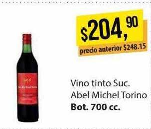 Supermercados Damesco Vino Tinto Suc. Abel Michel Torino oferta