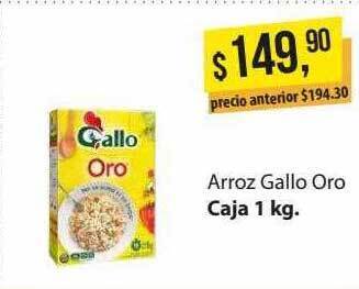 Supermercados Damesco Arroz Gallo Oro oferta
