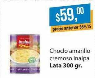 Supermercados Damesco Choclo Amarillo Cremoso Inalpa oferta