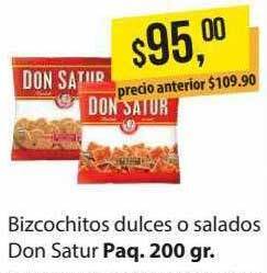 Supermercados Damesco Bizcochitos Dulces O Salados Don Satur oferta