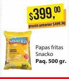 Supermercados Damesco Papas Fritas Snacko oferta