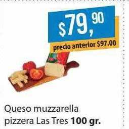 Supermercados Damesco Queso Muzzarella Pizzera Las Tres oferta