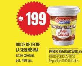 Supermercados Vea Dulce De Leche La Serenísima oferta