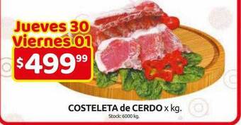 Cordiez Costeleta De Cerdo oferta