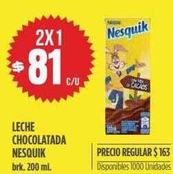 Supermercados Vea Leche Chocolatada Nesquik oferta
