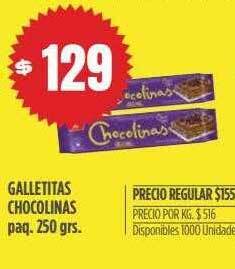 Supermercados Vea Galletitas Chocolinas oferta