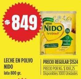 Supermercados Vea Leche En Polvo Nido oferta