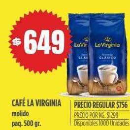 Supermercados Vea Café La Virginia oferta