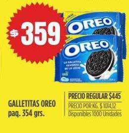 Supermercados Vea Galletitas Oreo oferta