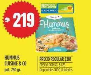 Supermercados Vea Hummus Cuisine & Co oferta