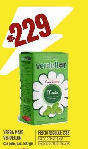 Supermercados Vea Yerba Mate Verdeflor oferta