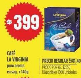 Supermercados Vea Café La Virginia oferta