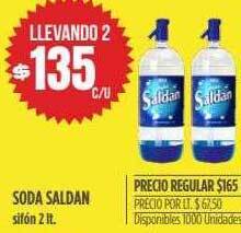 Supermercados Vea Soda Saldan oferta