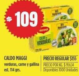 Supermercados Vea Caldo Maggi oferta