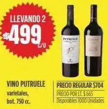 Supermercados Vea Vino Putruelle oferta