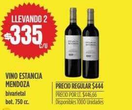 Supermercados Vea Vino Estancia Mendoza oferta
