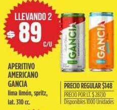 Supermercados Vea Aperitivo Americano Gancia oferta