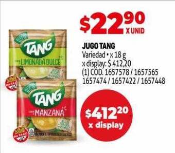 Makro Jugo Tang oferta