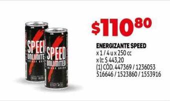 Makro Energizante Speed oferta