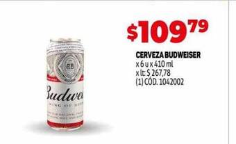 Makro Cerveza Budweiser oferta