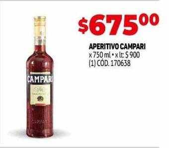 Makro Aperitivo Campari oferta