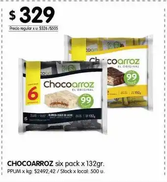 Jumbo Chocoarroz Six Pack oferta