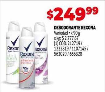 Makro Desodorante Rexona oferta