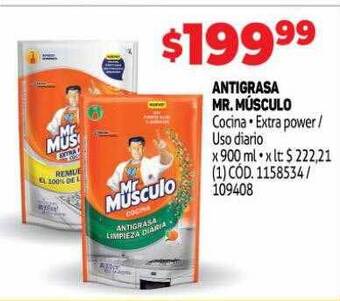 Makro Antigrasa Mr. Músculo oferta