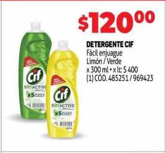 Makro Detergente Cif oferta