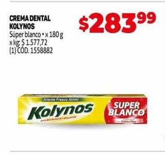 Makro Crema Dental Kolynos Súper Blanco oferta