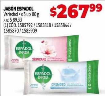 Makro Jabón Espadol oferta